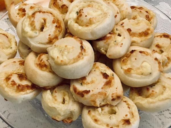 Cheddar pinwheels