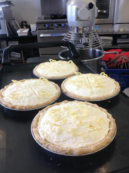 Lemon cream pies